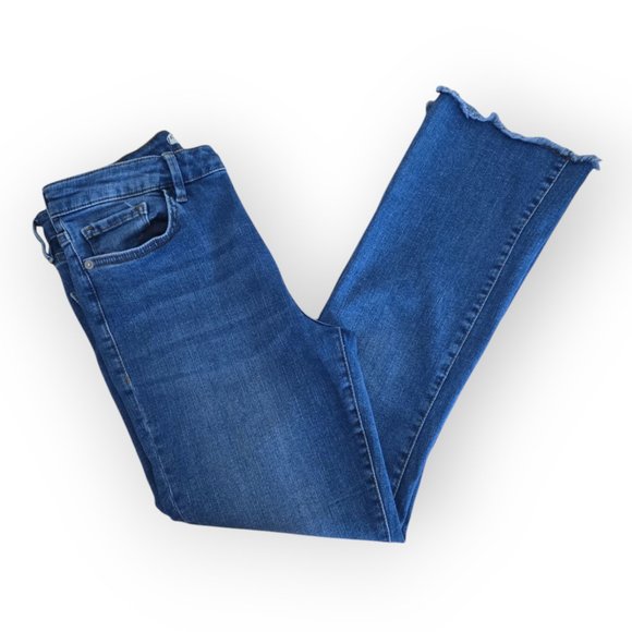 Free People Blue High Rise Straight Leg Jeans 30 - Picture 4 of 10